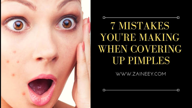 7 mistakes you're making when covering up pimples