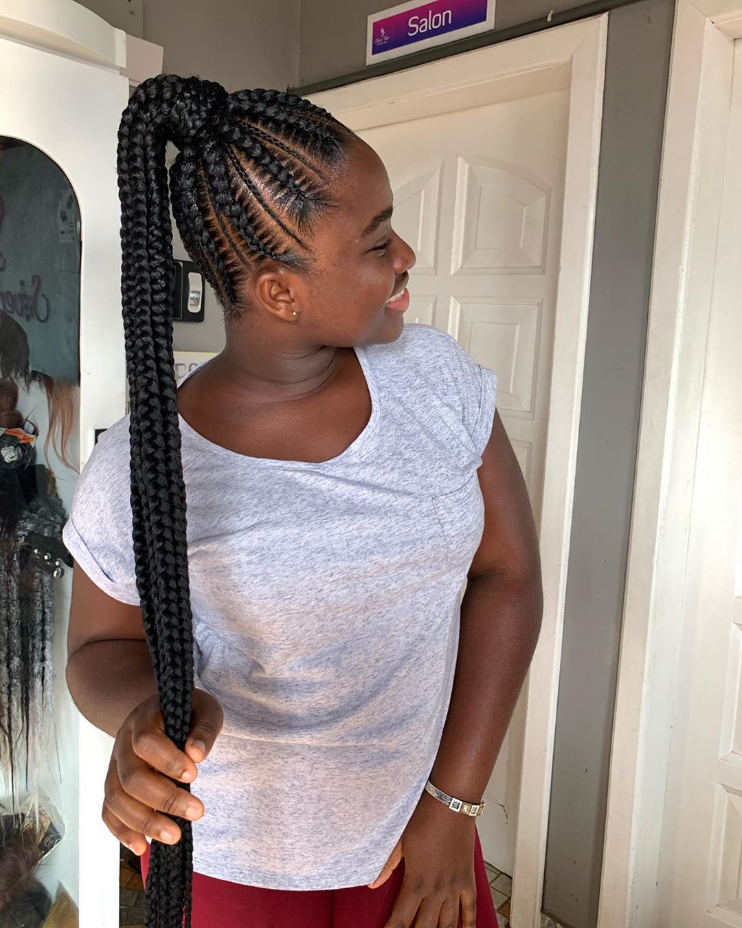 Braided Ponytail Styles For Black Hair Zaineey S Blog
