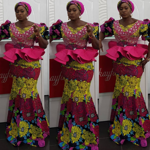 50 African Dress Designs and Patterns : Beautiful Creative Fashion ...
