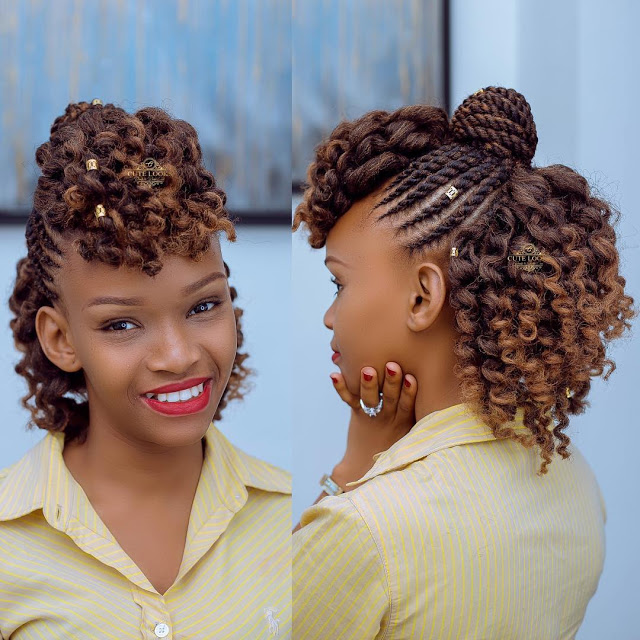 flat twist styles for natural hair 2