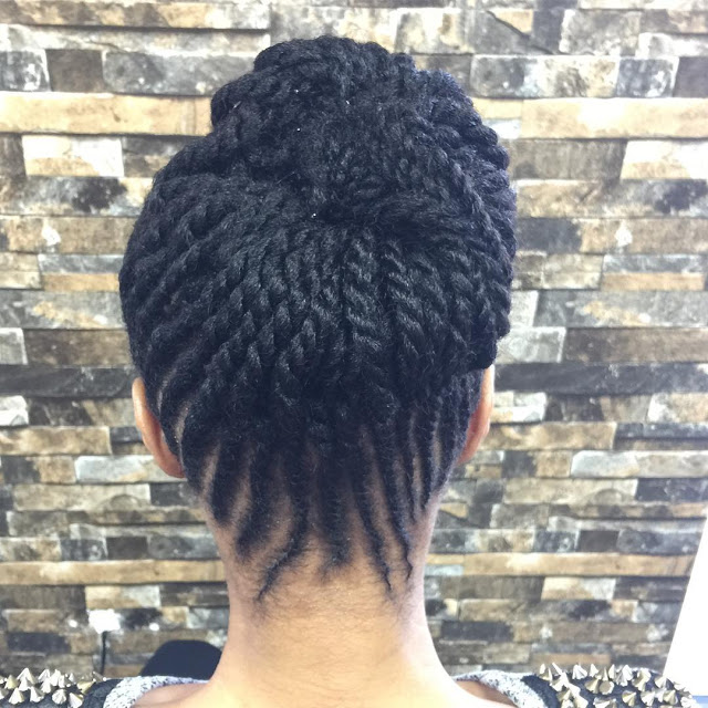 flat twist styles for natural hair 8