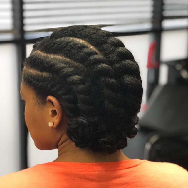 flat twist styles for natural hair 9