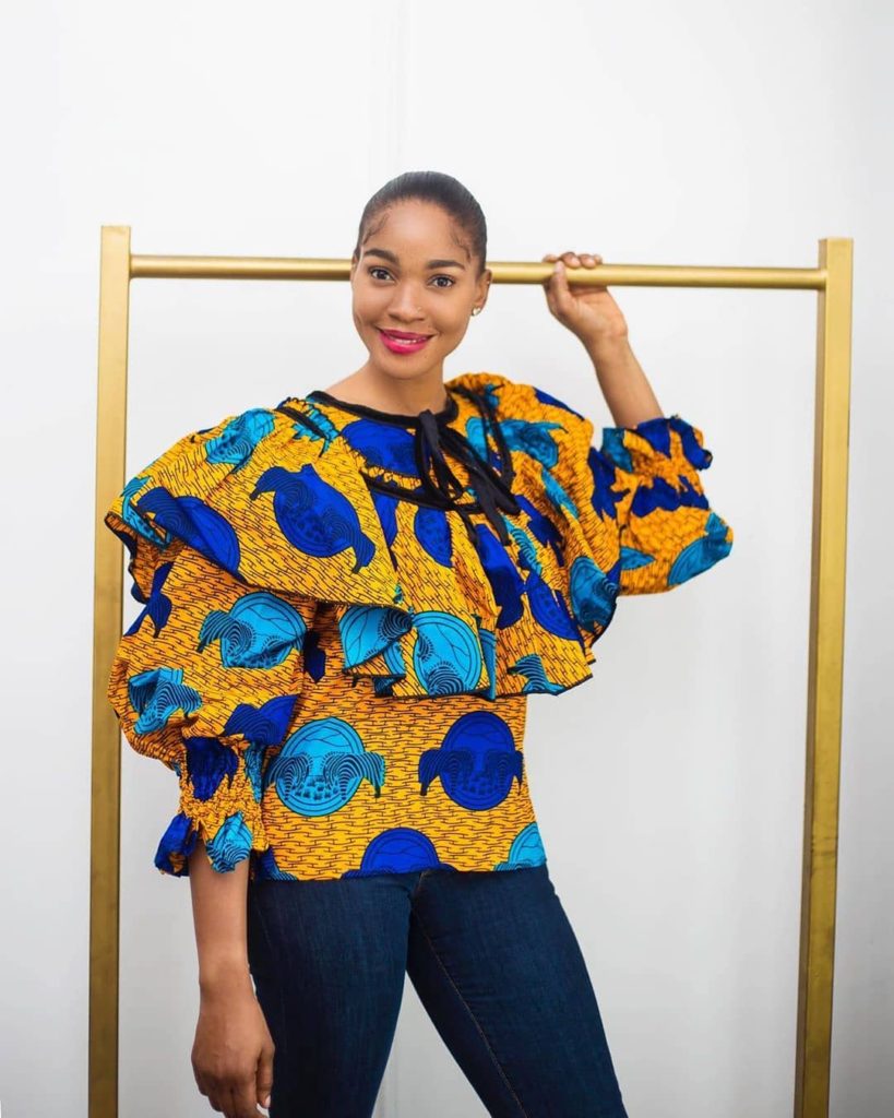 African Print Peplum Tops : Elegant Designs for Stylish Fashionistas ...