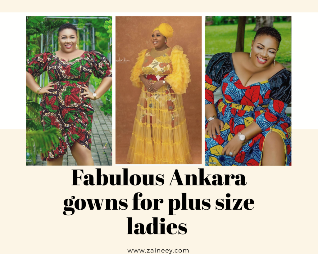 ankara gowns for plus size ladies