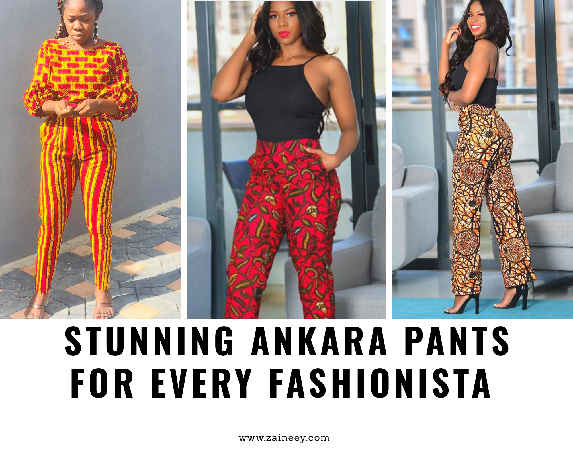 ankara pants for ladies