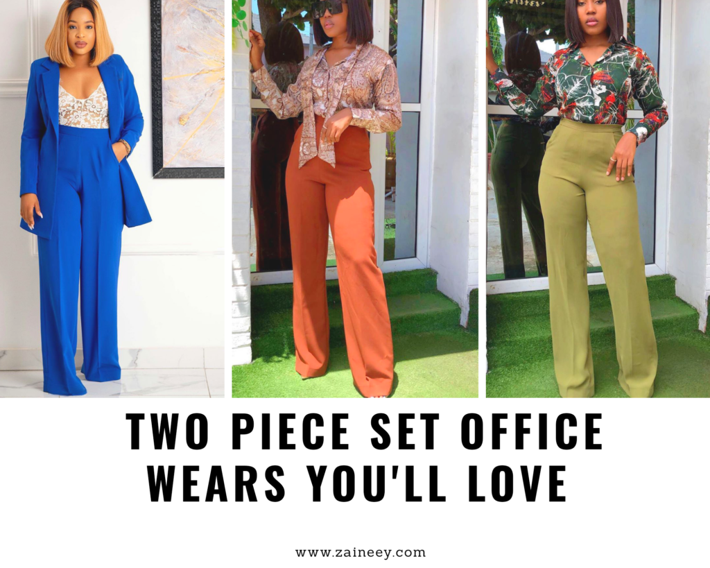 Two-Piece Set Office Wears You’ll Love | Zaineey's Blog