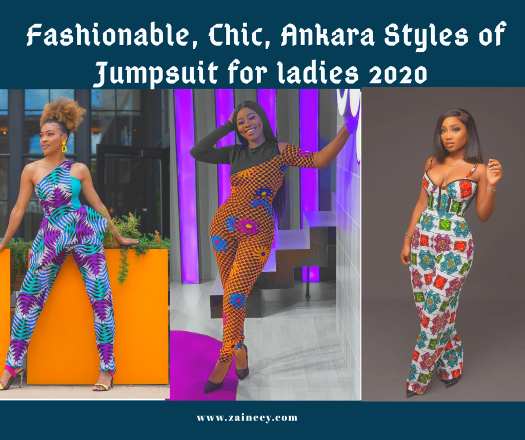 Fashionable, Chic, Ankara Styles of Jumpsuit for ladies 