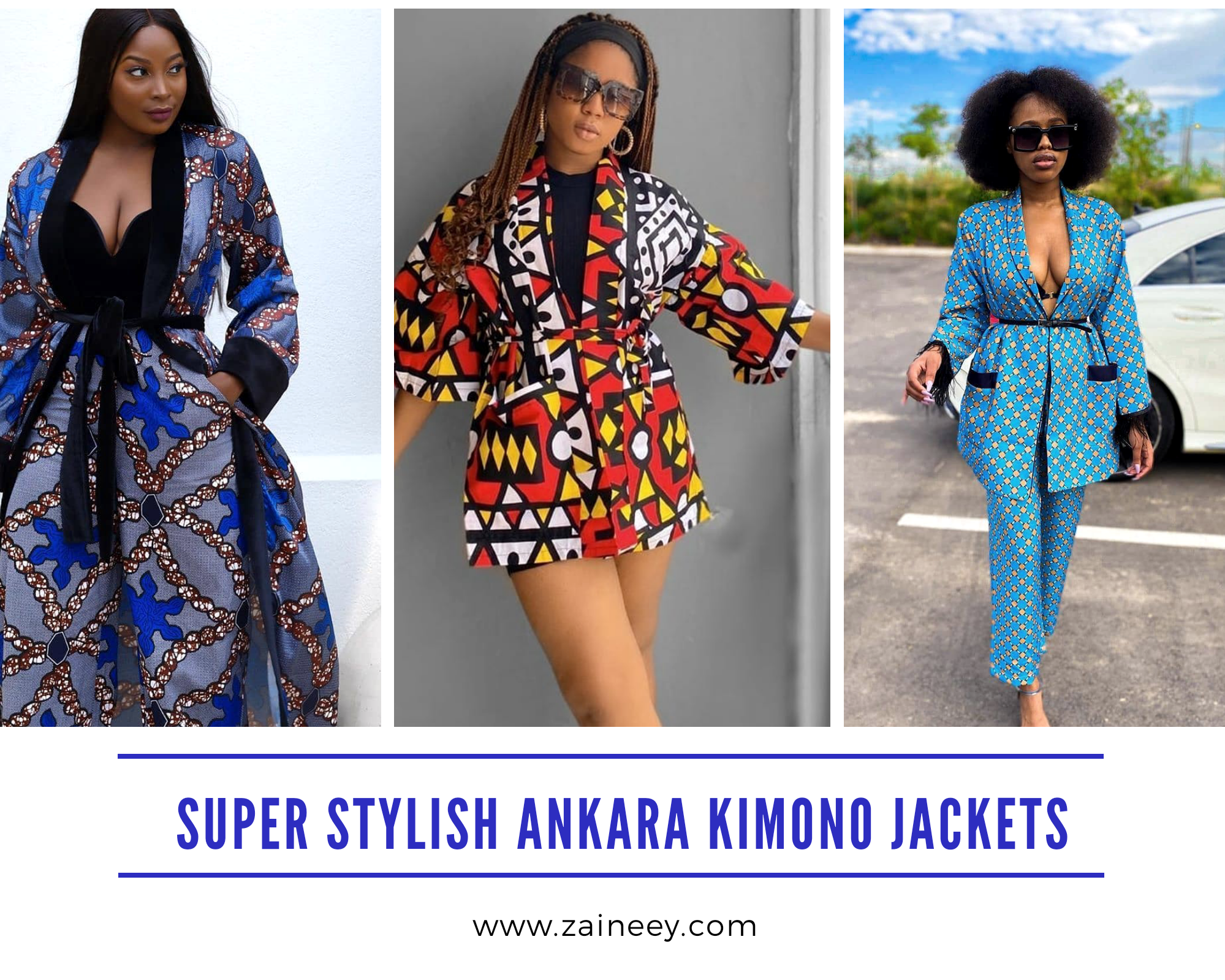 Ankara Styles : Latest, Beautiful and Elegant Ankara Kimono Jacket Styles