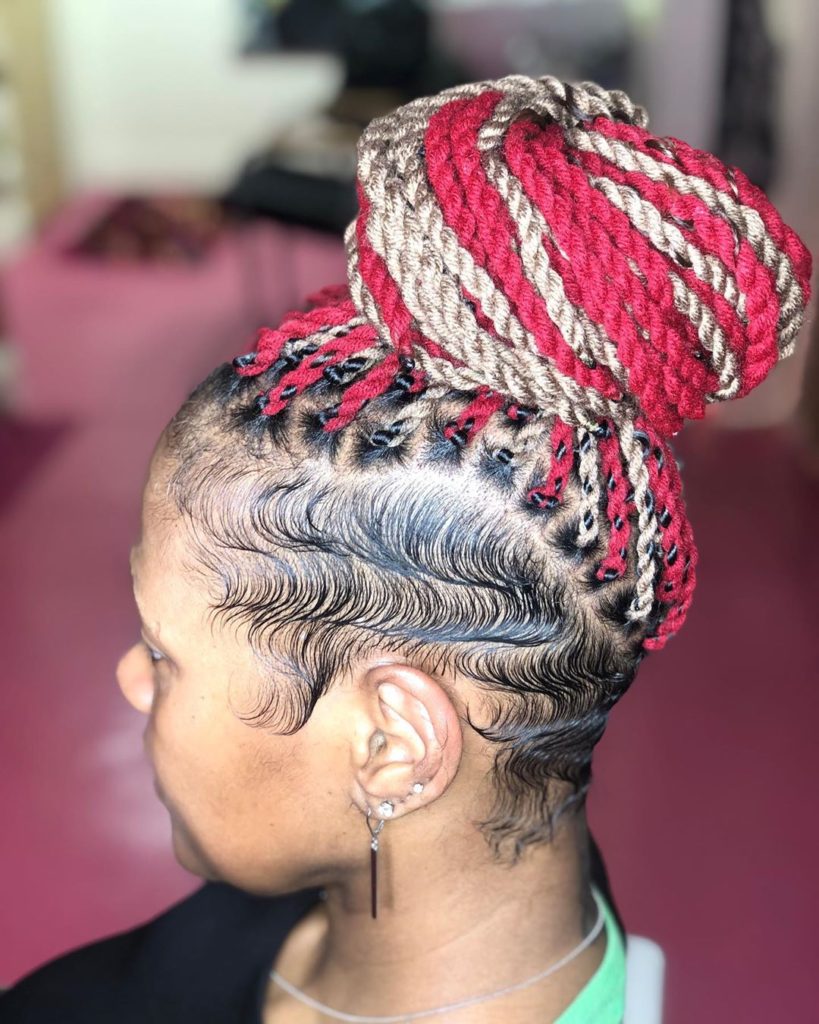 yarn braid hairstyles 2021