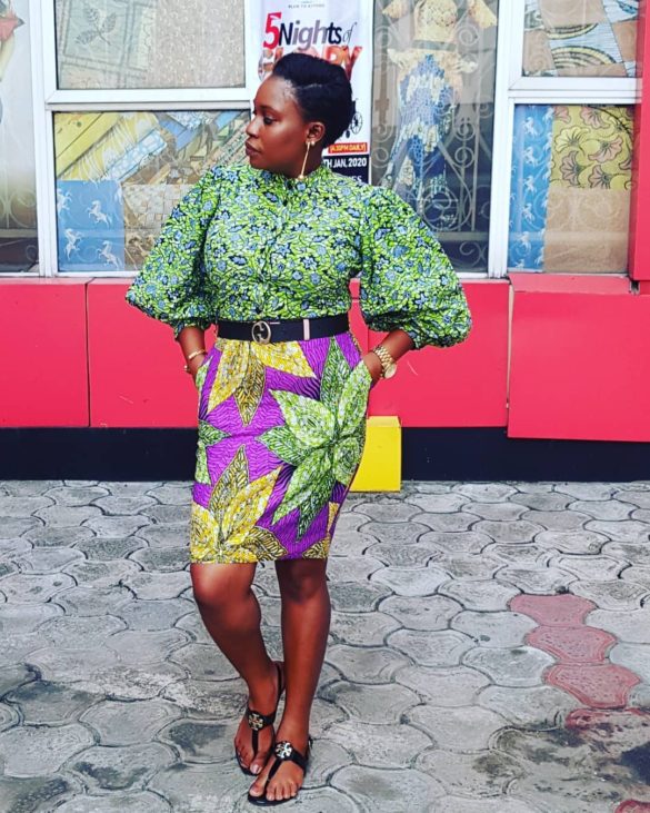 African Print Ankara Pencil Skirts – Latest Styles for Ladies | Zaineey ...