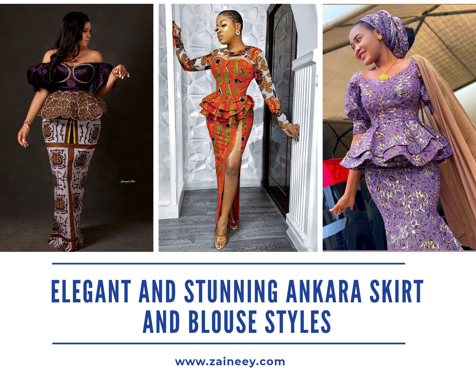 the latest ankara skirt and blouse