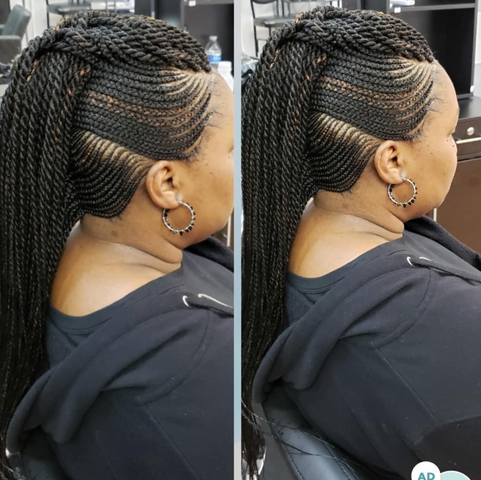 black braided hairstyles 5