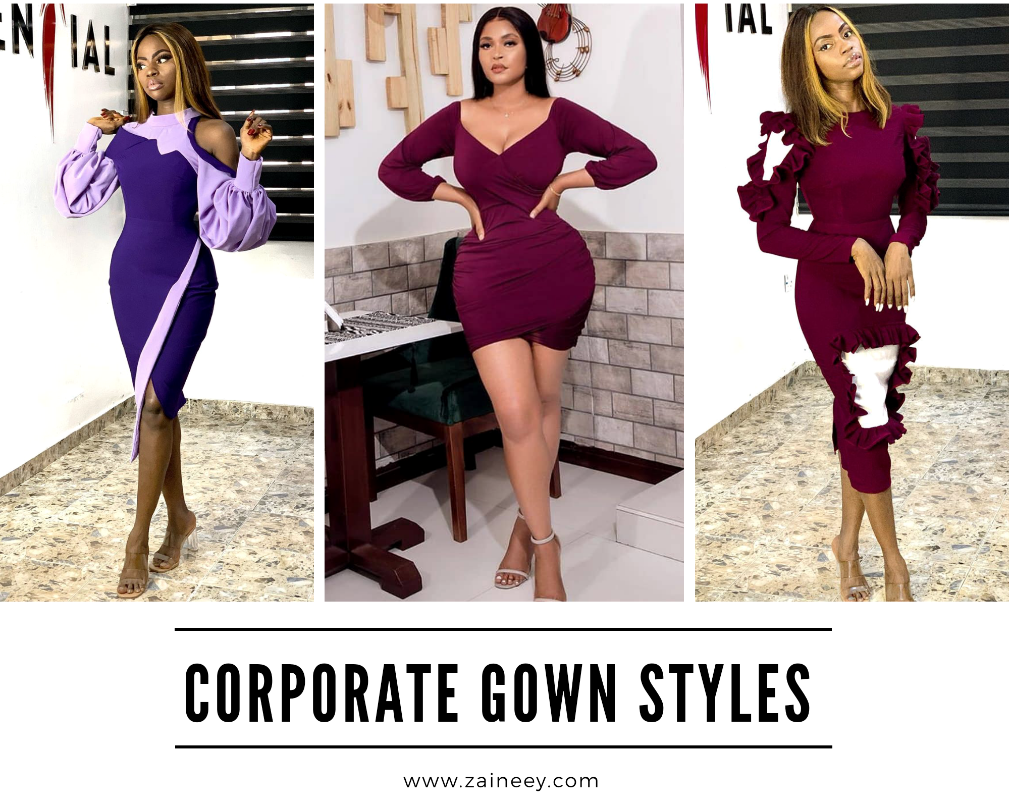 Corporate Gown Styles: Latest Corporate Gown Styles for Ladies 