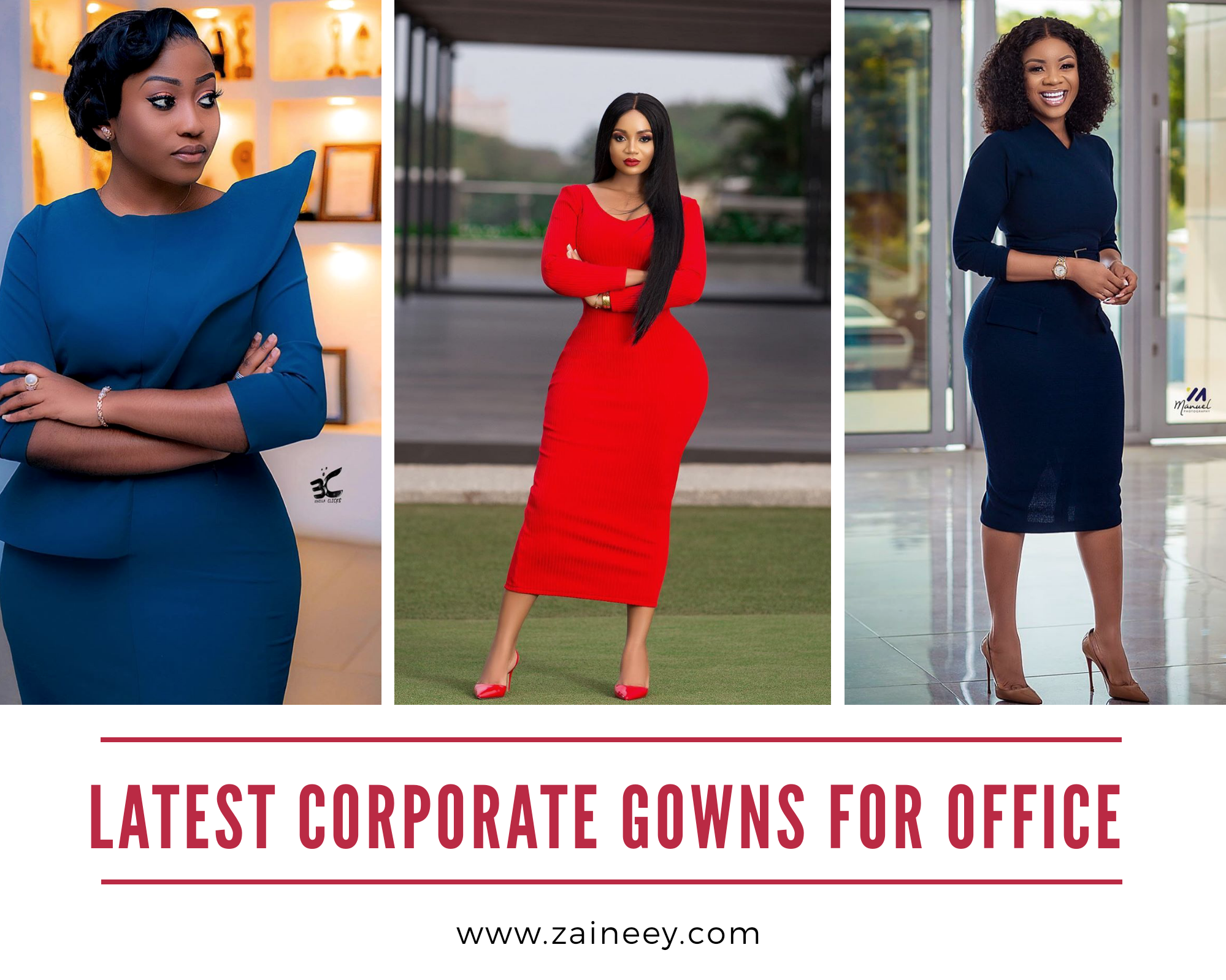 Latest corporate gowns for office - office friendly looks you'll love 