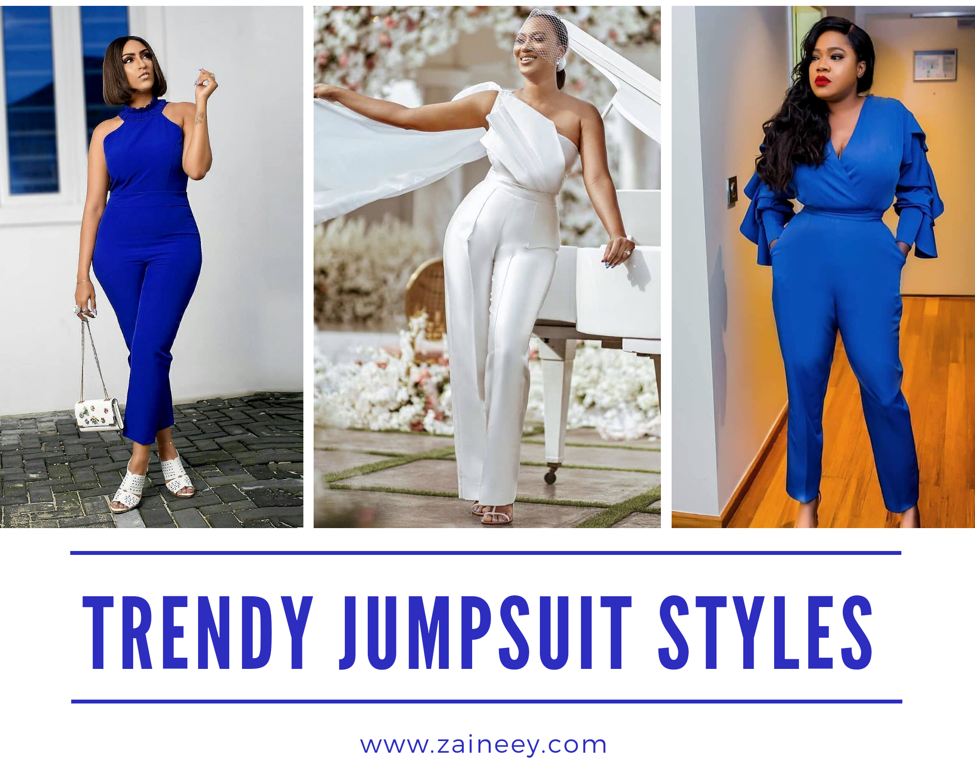 Jumpsuit styles you can comfortably and conveniently pull at the office /other events 