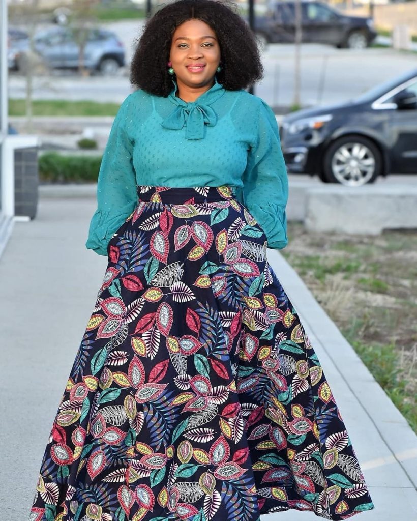 Ankara Maxi Skirt 8 Zaineeys Blog 