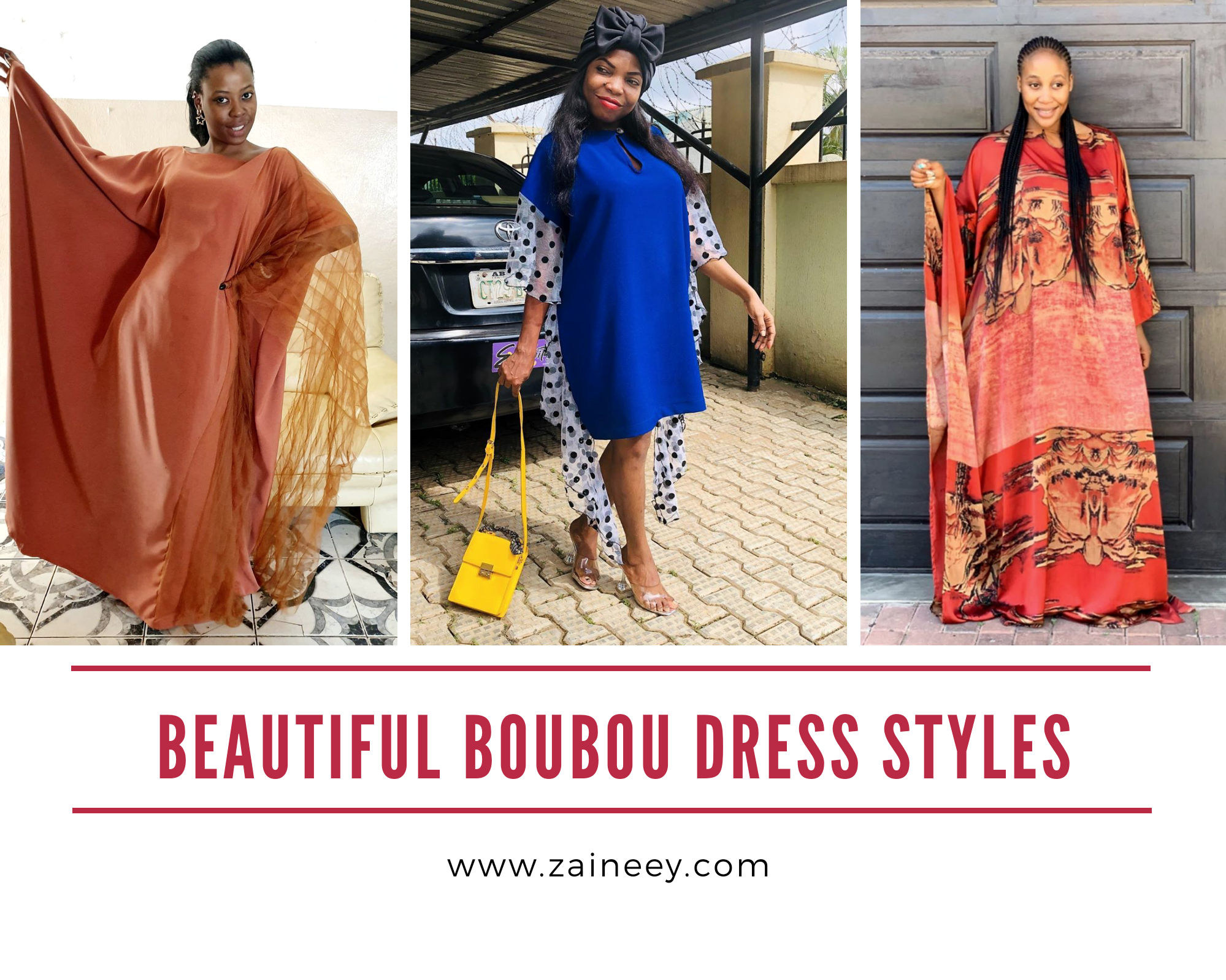 Stylish, Chic and Beautiful Boubou Dress Styles for Fashionable Ladies