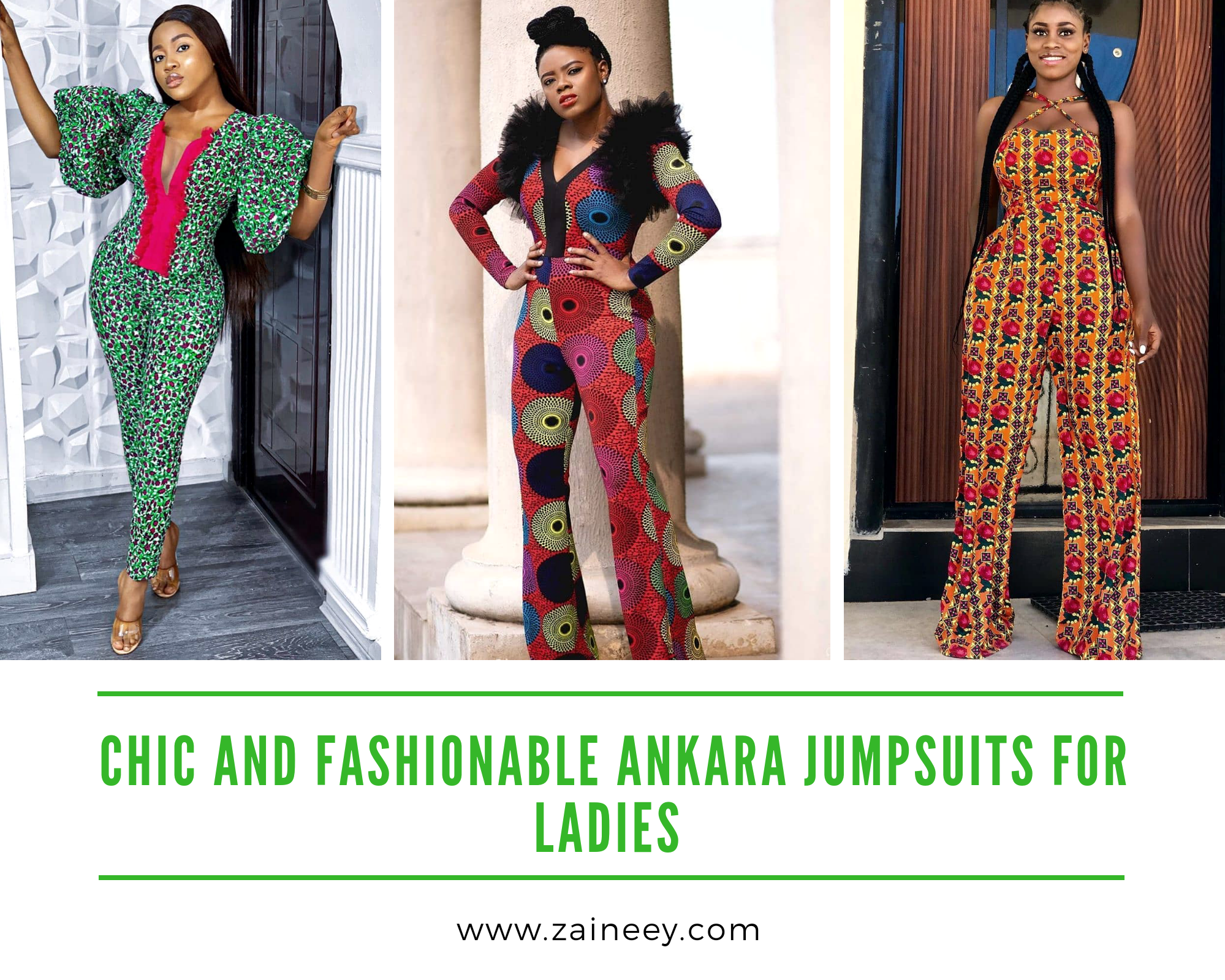 Ankara Jumpsuits: Chic and Fashionable Ankara Jumpsuits for ladies 2020