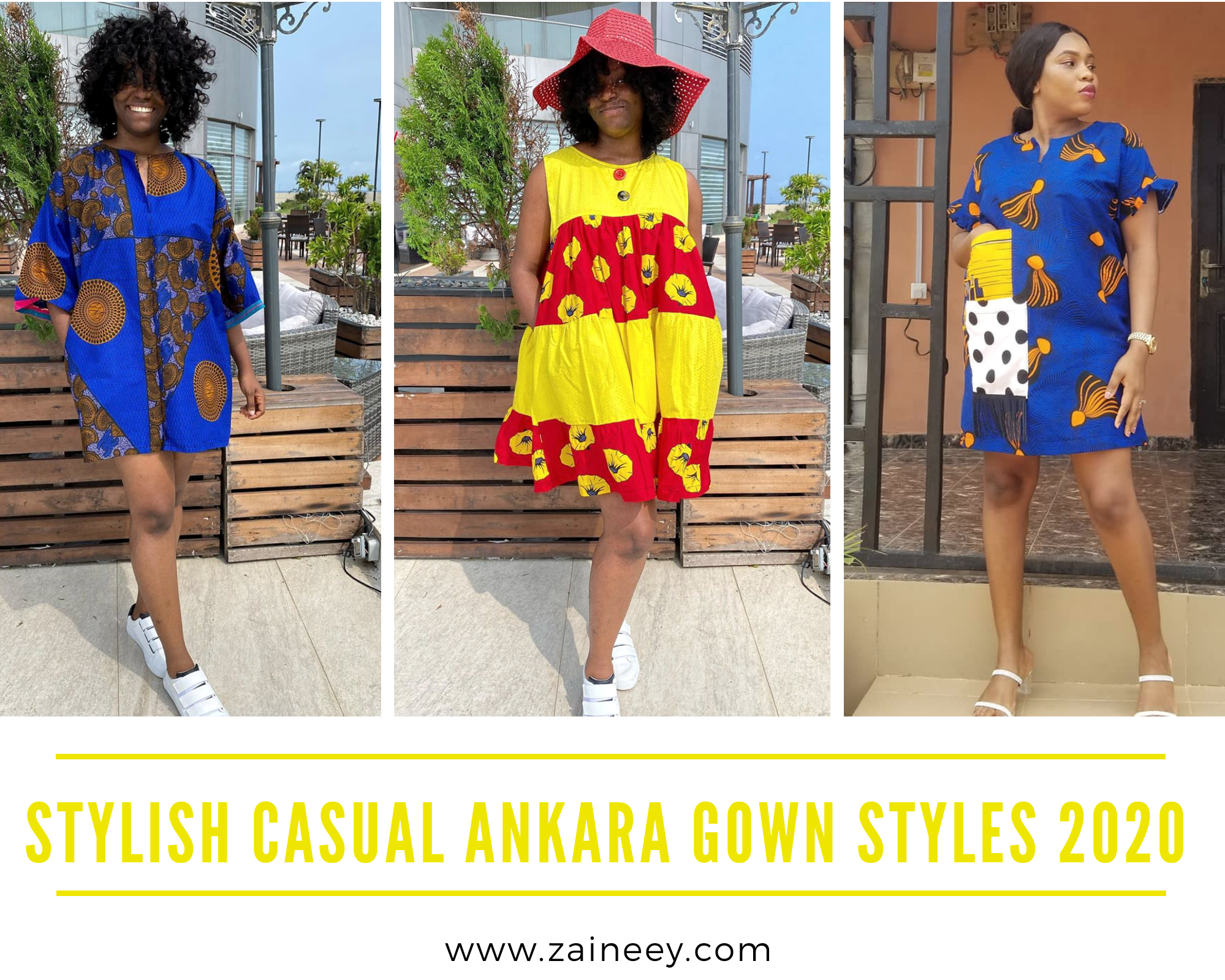 Ankara Gowns: Latest, Chic, and Stylish Casual Ankara Gown Styles 2020 |  Zaineey's Blog