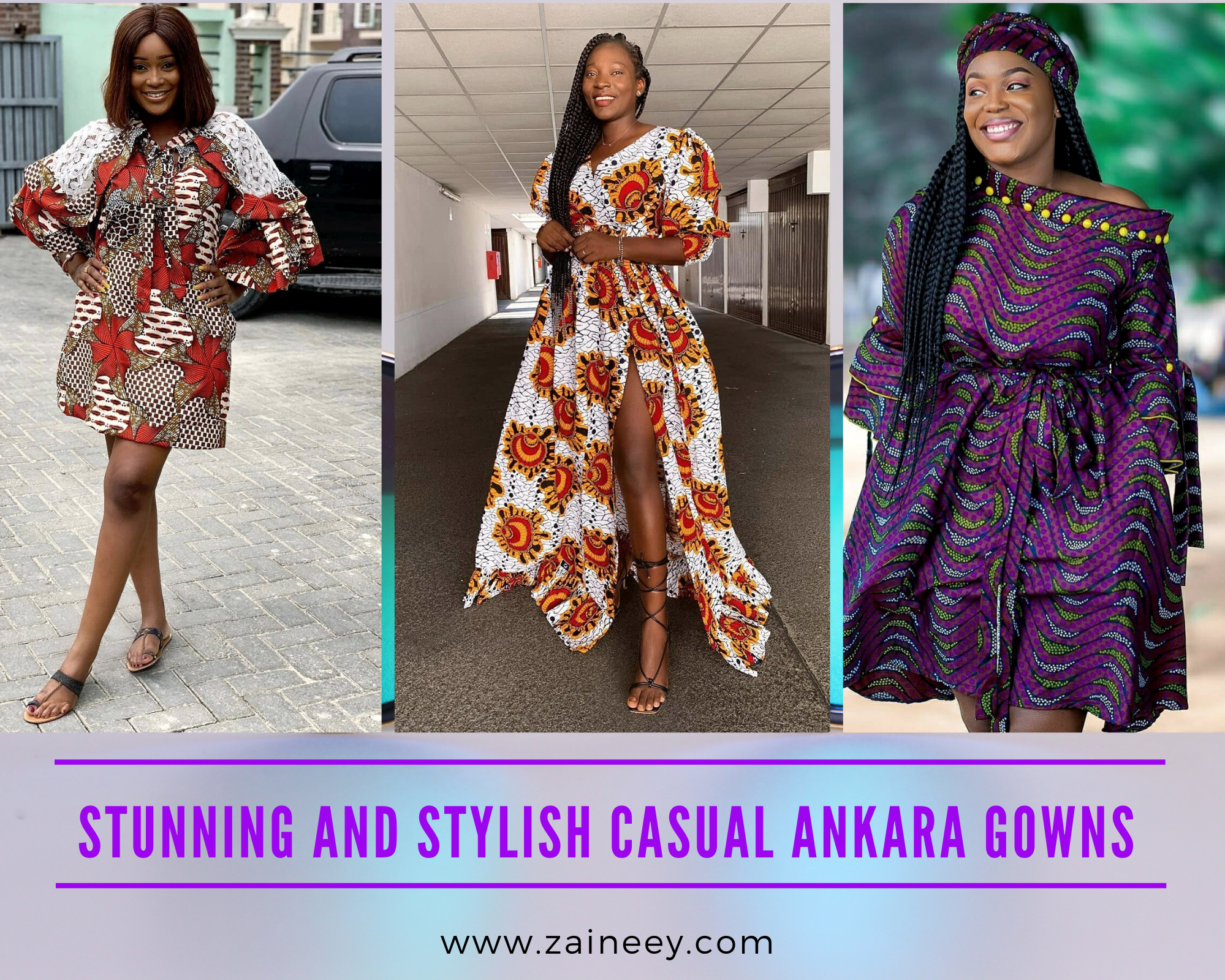 Ankara Gowns: Stunning and Stylish Casual Ankara Gown Styles for Ladies.