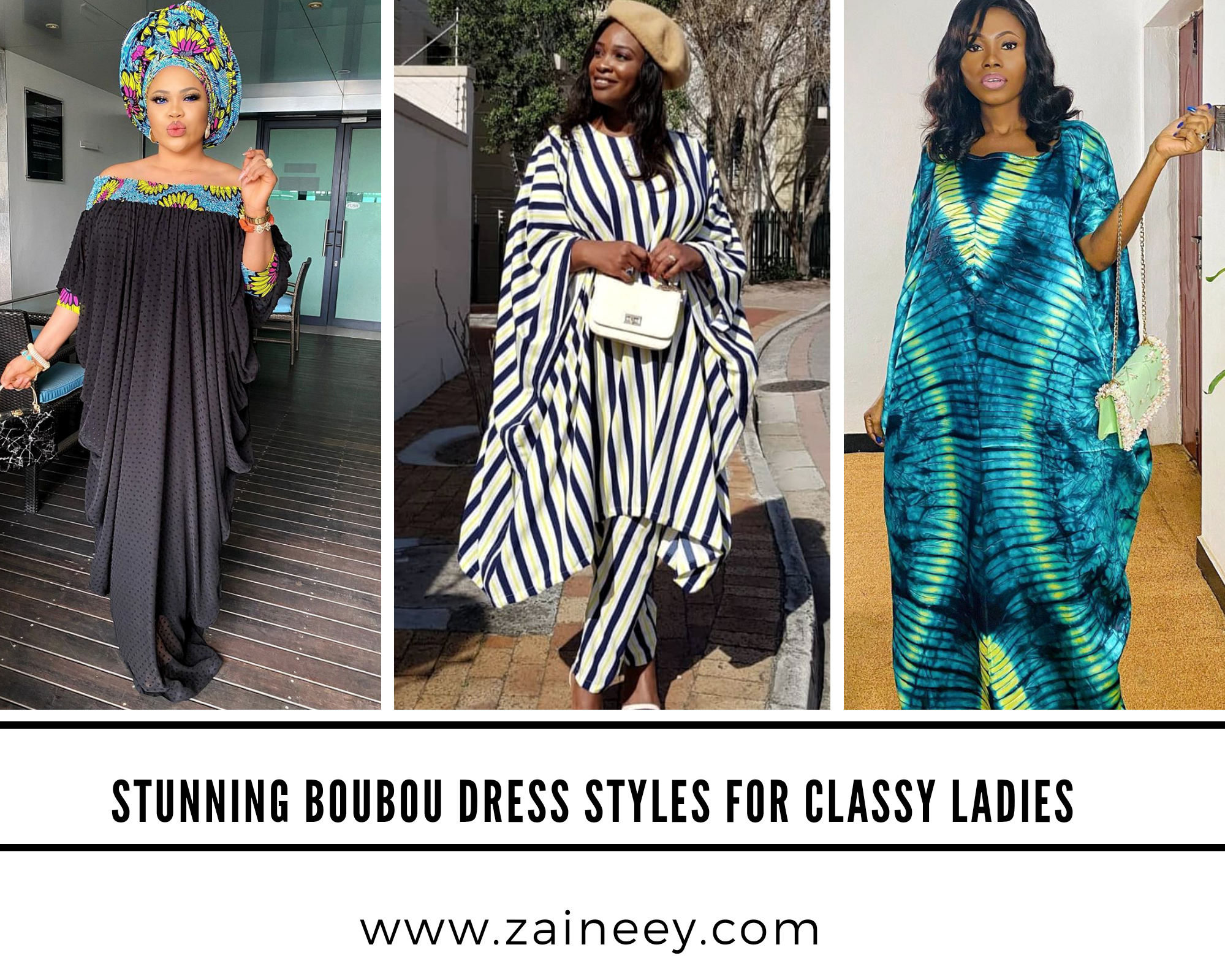 Elegant, Stylish, and Stunning Boubou Dress Styles for Classy Ladies