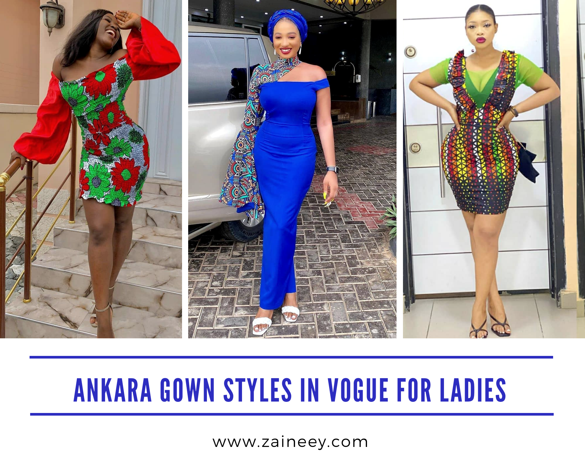 Fashionable, Chic, and Elegant Ankara Gown Styles in Vogue for Ladies.