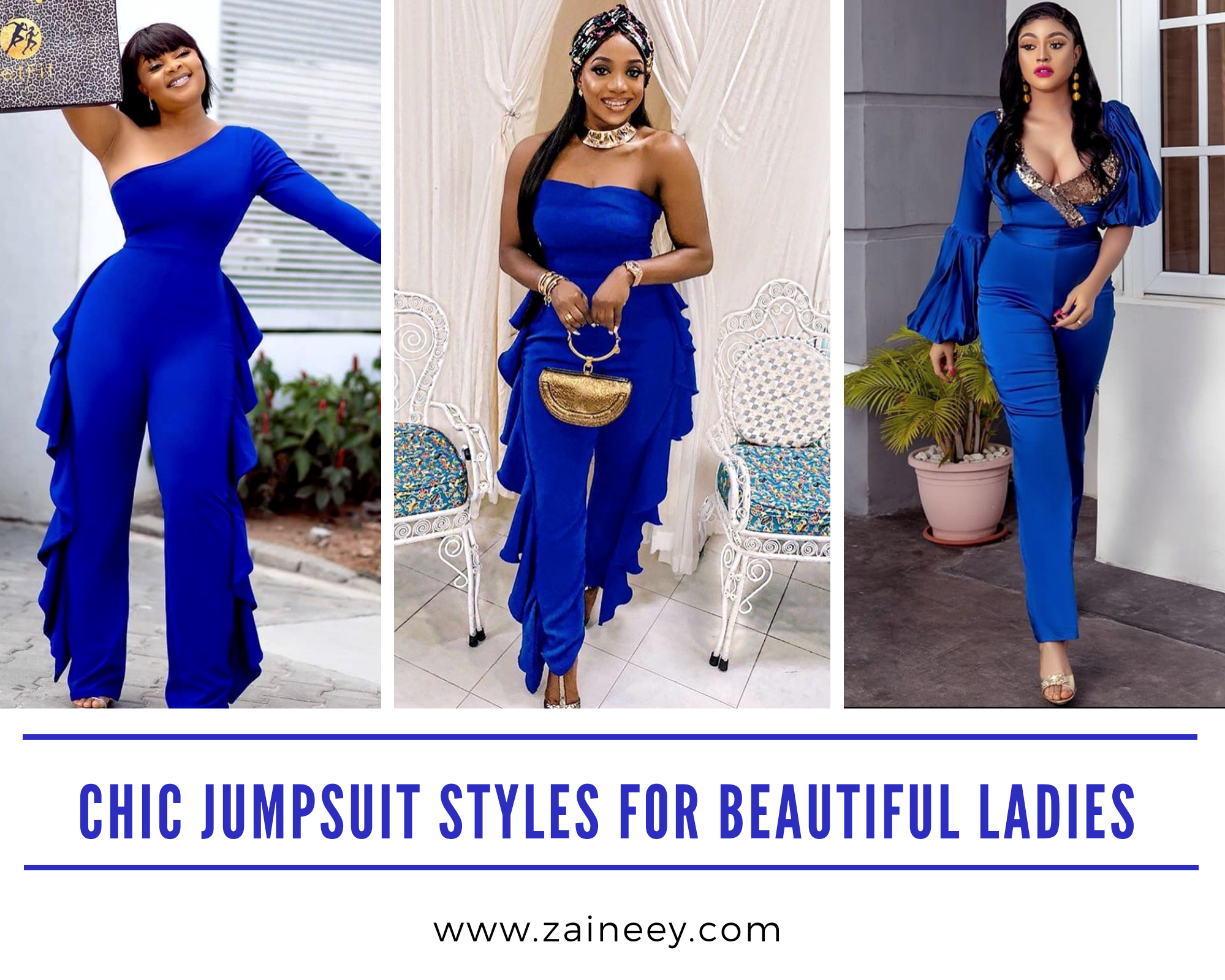 Latest, Stylish, and Chic jumpsuit styles for Beautiful ladies