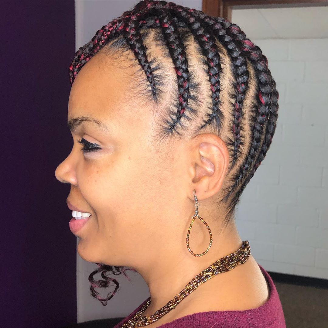 cute hairstyles with weave braids 7