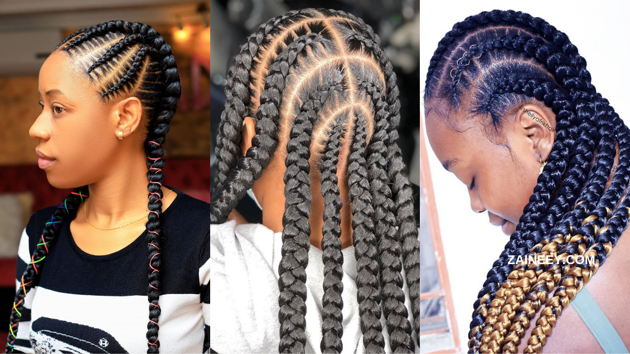 2 goddess braids styles | Zaineey's Blog