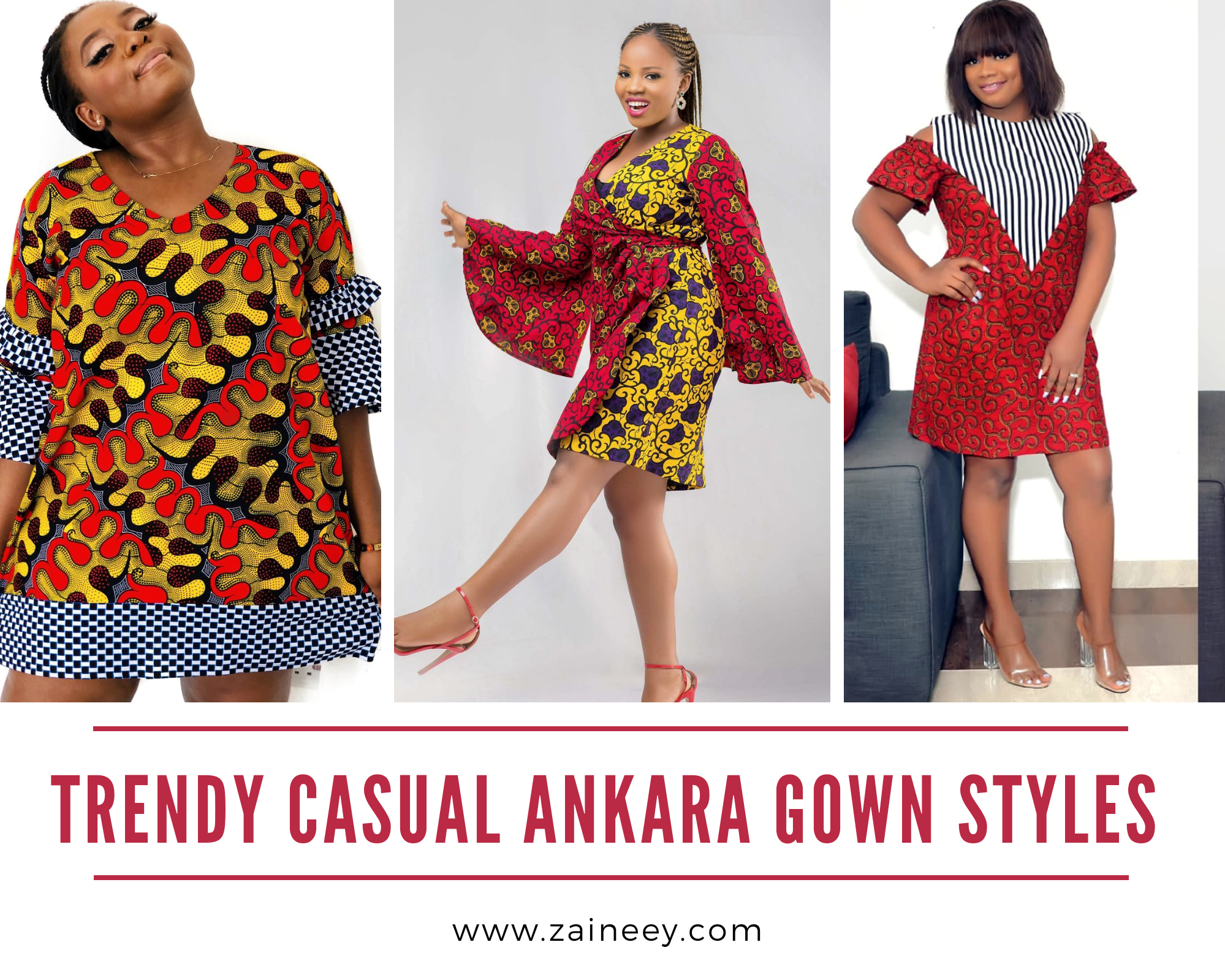 Beautiful, Stylish, and Trendy Casual Gown Styles for every lady.