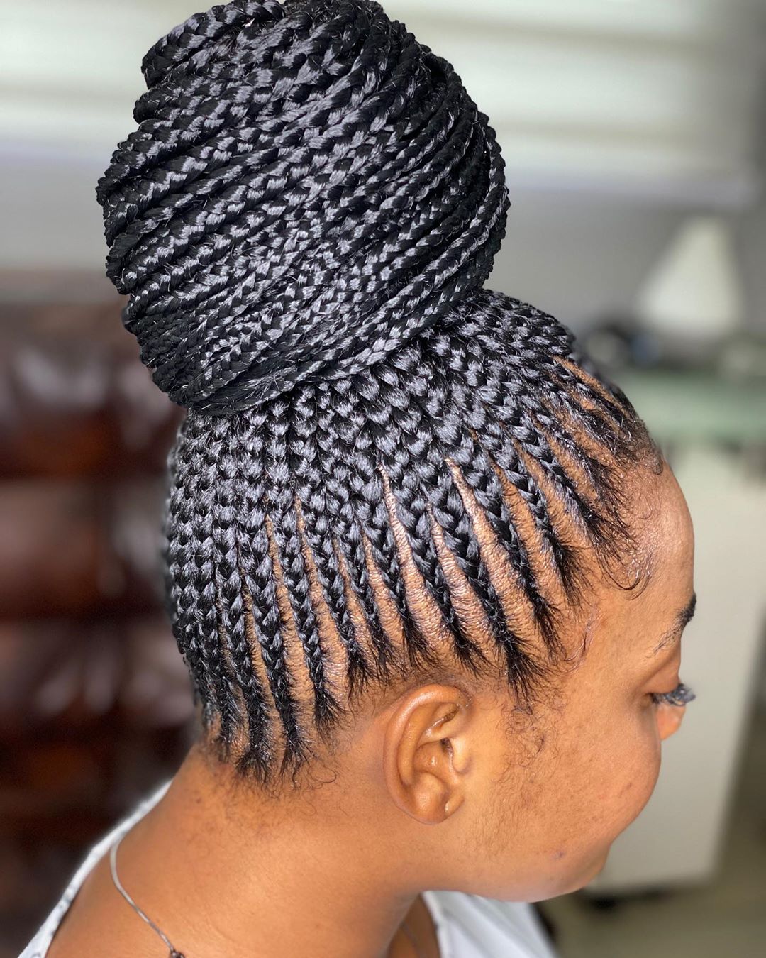braided ponytail styles for black hair 1