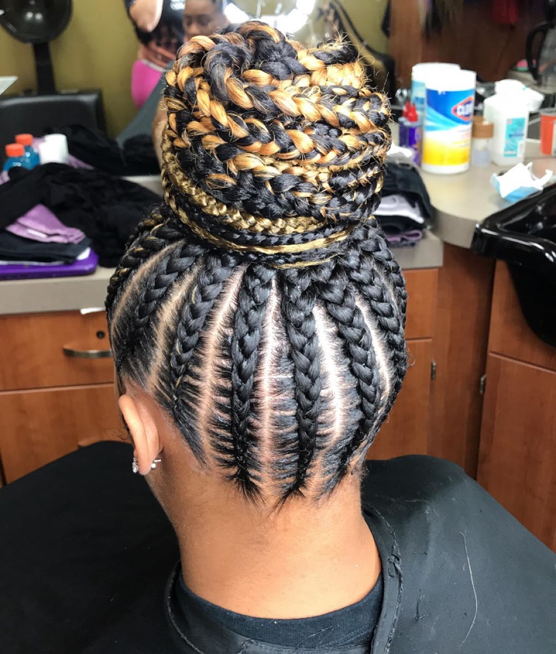 braided ponytail styles for black hair 3