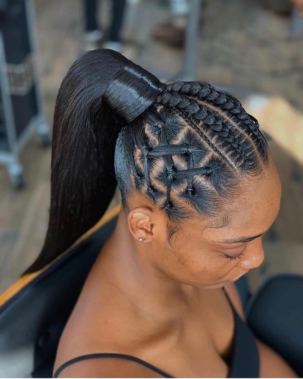 Braided Ponytail Styles for Black Hair You Will Absolutely