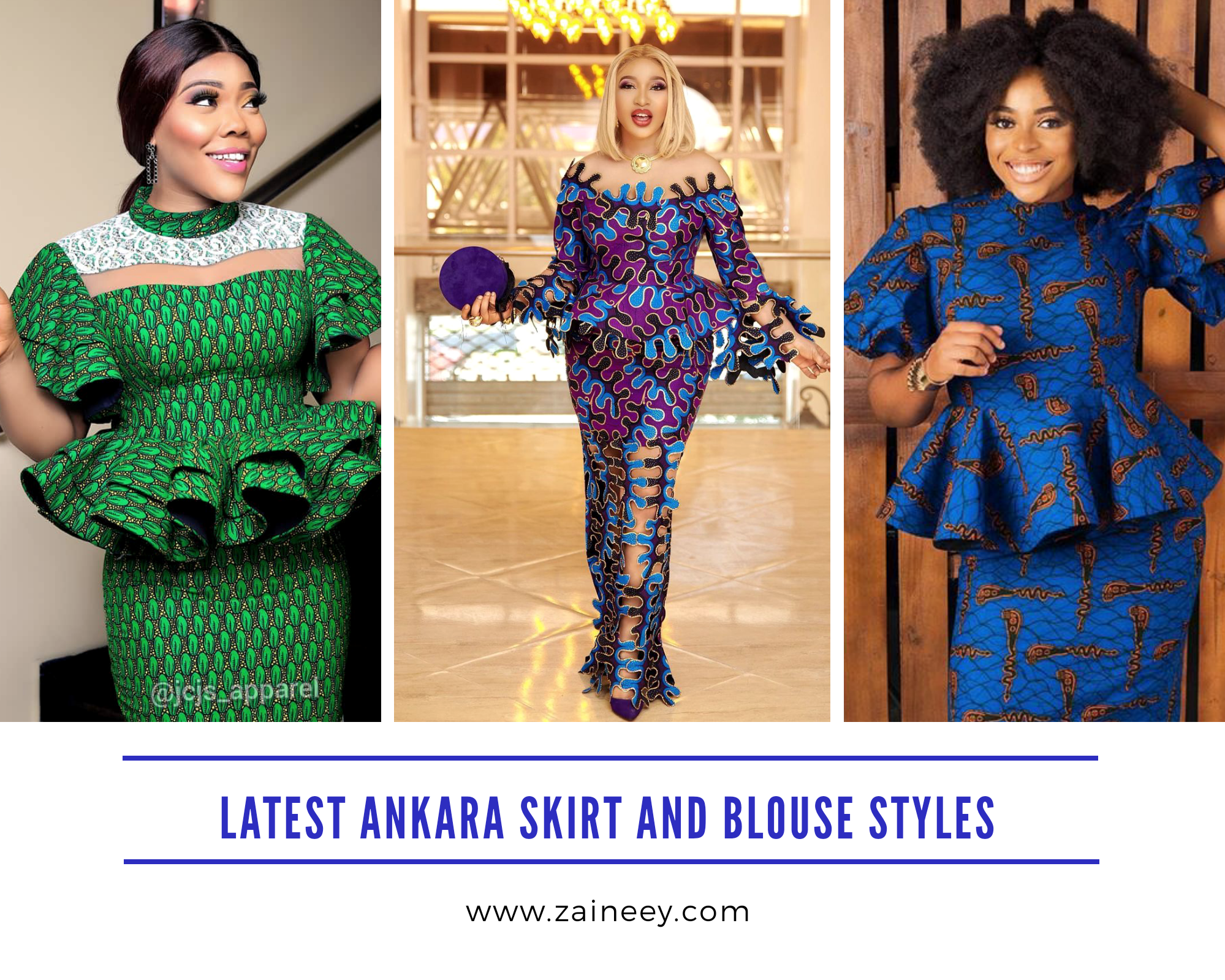 Latest Ankara skirt and blouse styles for trendy ladies 