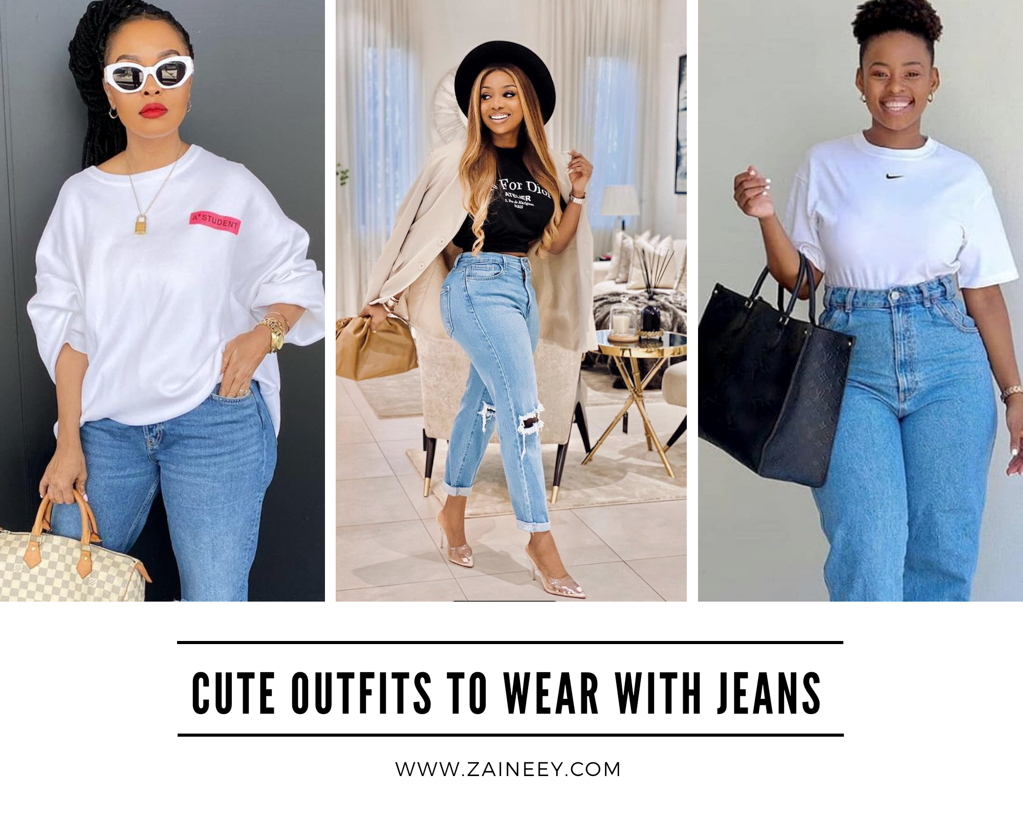 Cute outfits to wear with jeans 2021