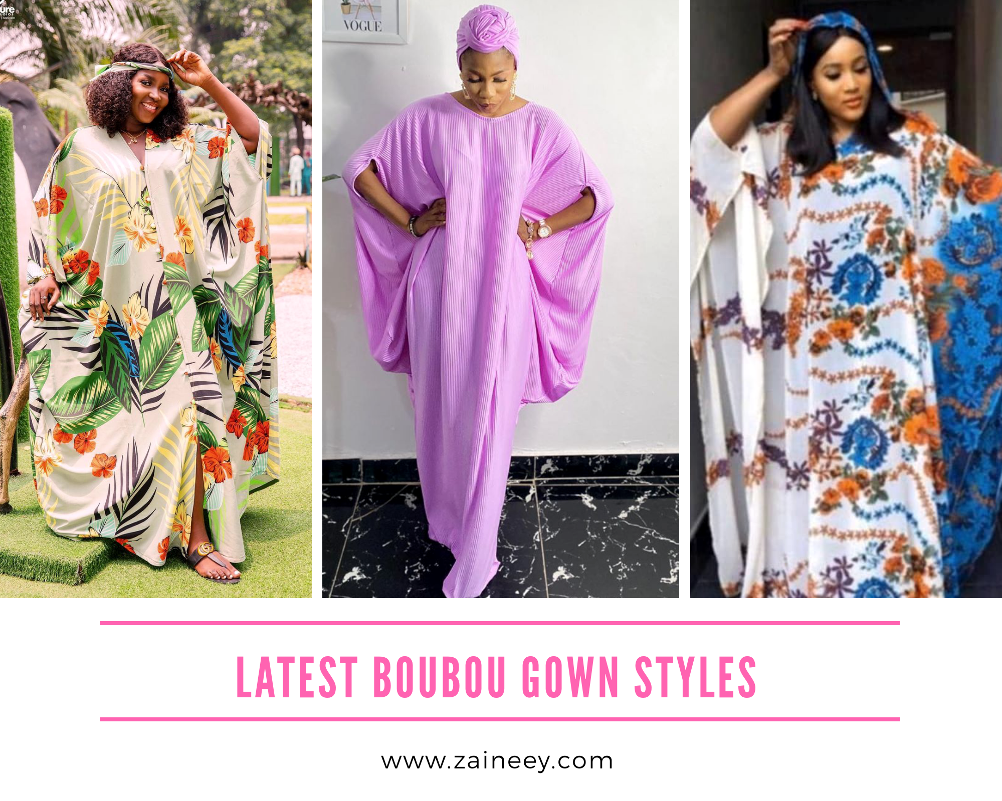 Latest Boubou Gown Styles for Ladies 2021
