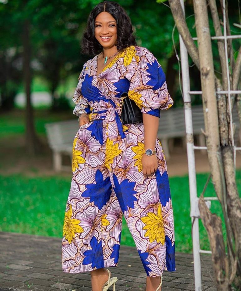 Latest, Stunning and Trendy Ankara Jumpsuit Styles for fashionable ...