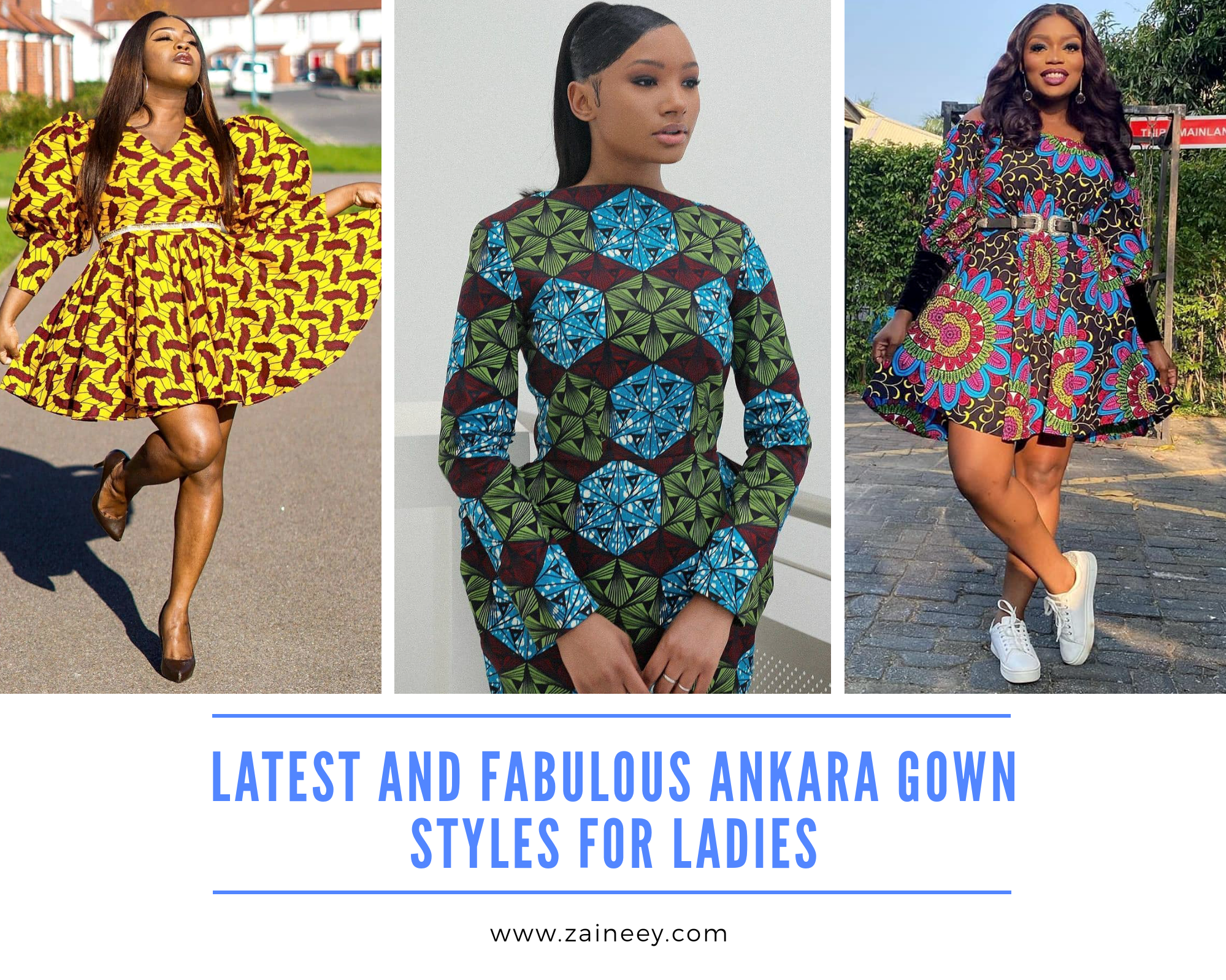 Ankara gowns with bell sleeves 2017 – LATEST ANKARA LONG GOWN STYLES |  African print dress designs – summer print sheath dresses plus size