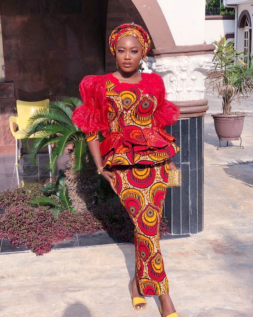 Latest, Trendy and stunning Ankara Skirt and Blouse styles 2021