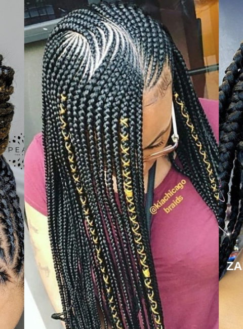 Tiny Cornrows Hairstyles : Cute Little Braids for Ladies | Zaineey's Blog