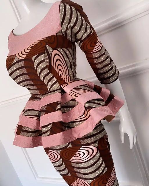 latest peplum ankara skirt and blouse 2021