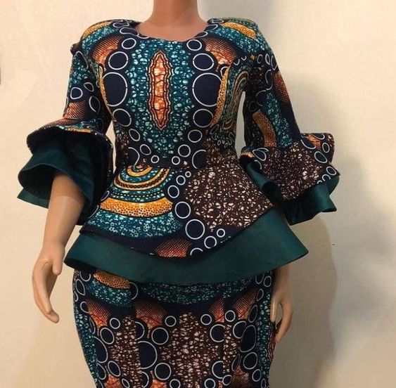 ankara skirt and blouse designs 2021