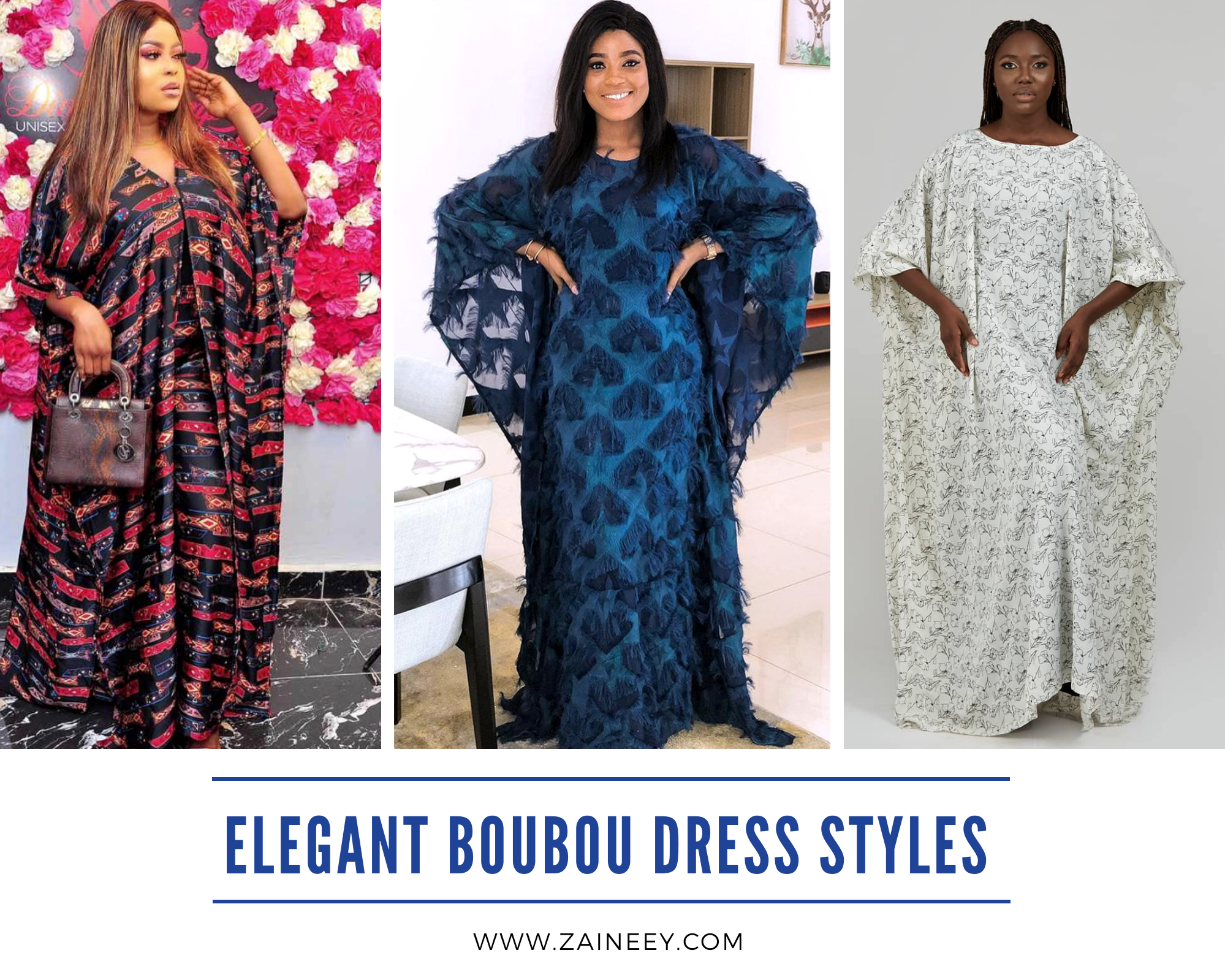 Latest, Stylish and Elegant Boubou Dress styles for all Ladies 2021