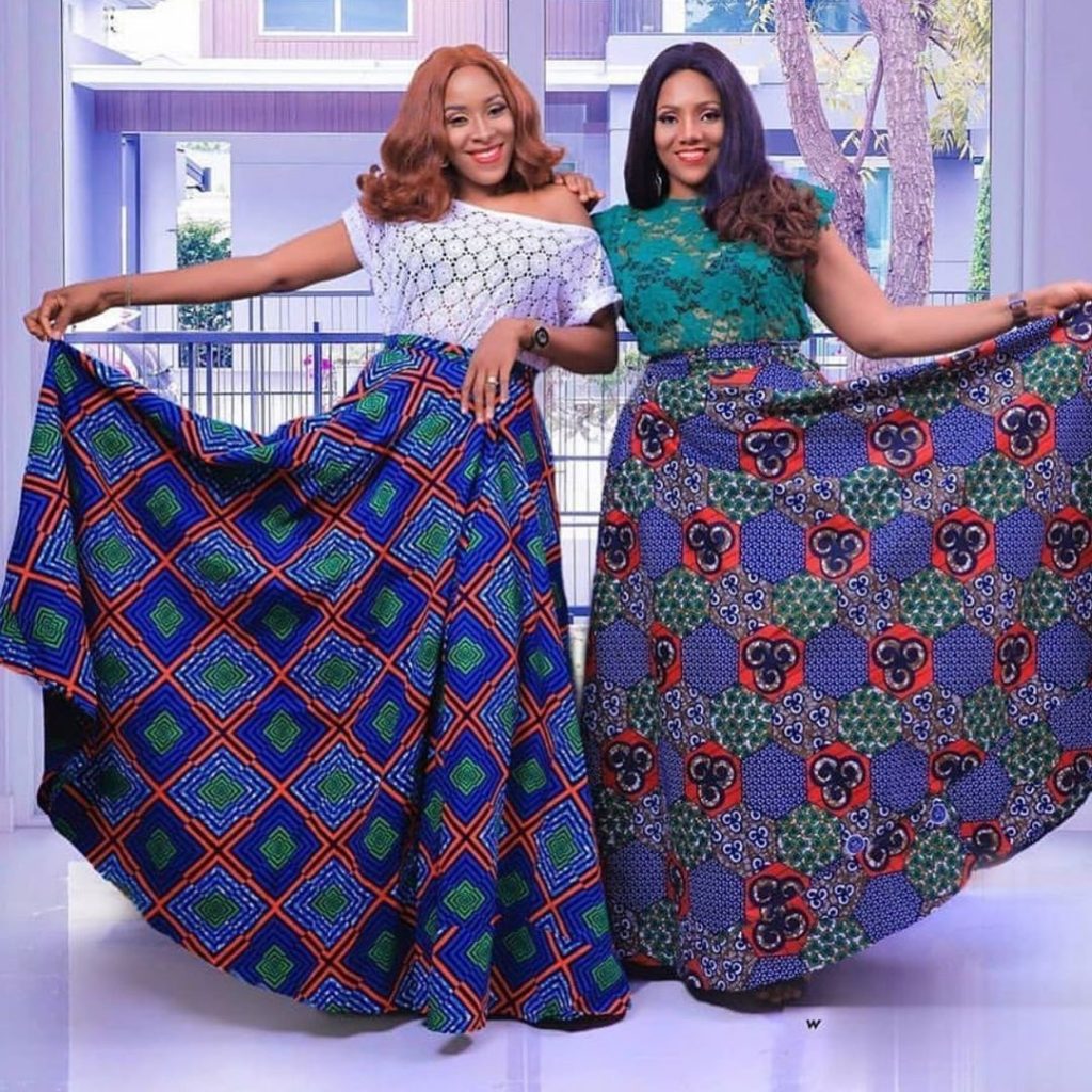Stunning, Trendy, and Stylish Ankara Maxi Skirts for Ladies 2021.