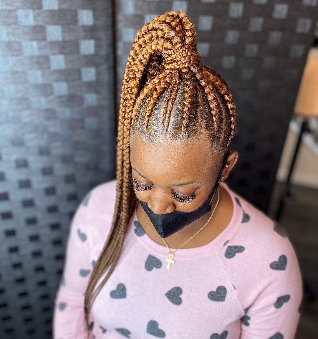 Black Braided Ponytail Hairstyles : All Time Beautiful Styles | Zaineey ...