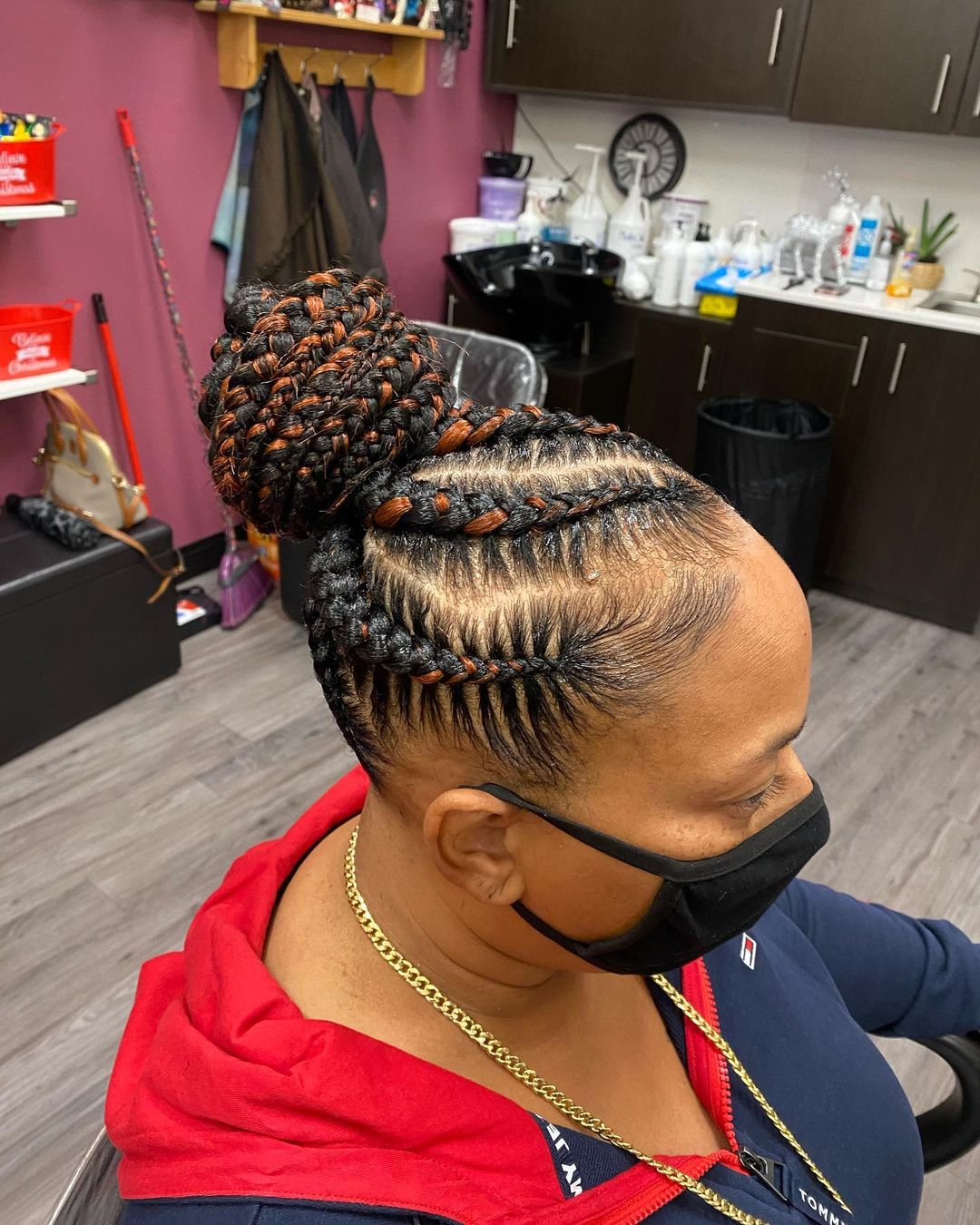 black braided ponytail hairstyles  3