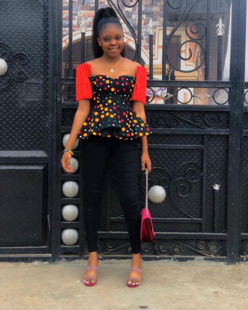Gorgeous, Simple, and Stylish Ankara Tops/ Blouses for Ladies 2021
