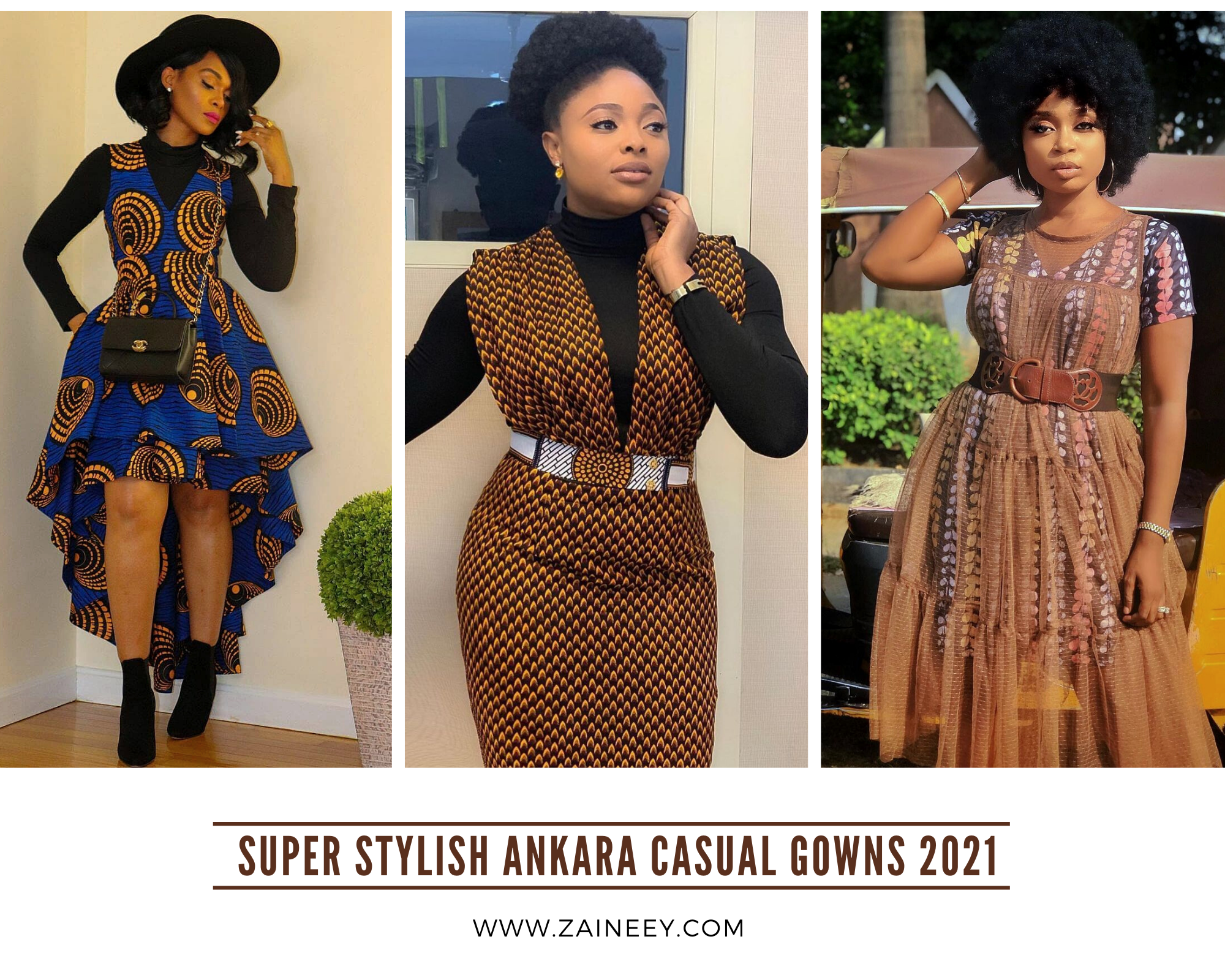 Trendy Super stylish Ankara casual gowns 2021