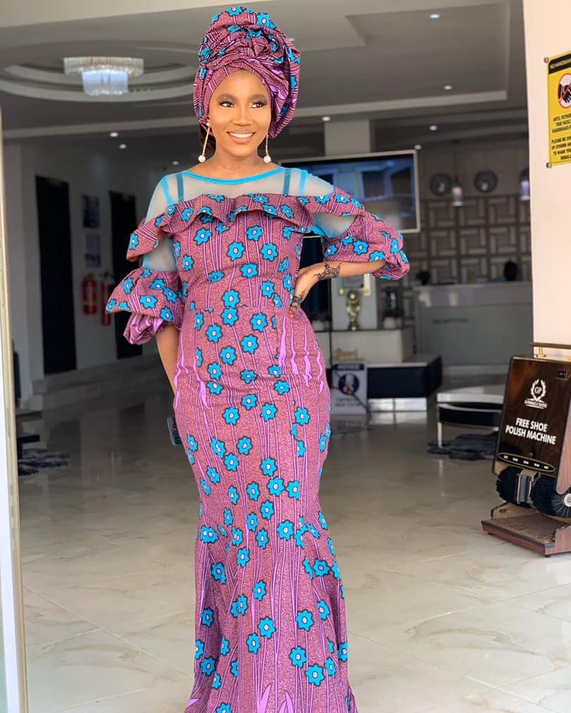 Charming and Exceptional Ankara Gown Styles for cute ladies
