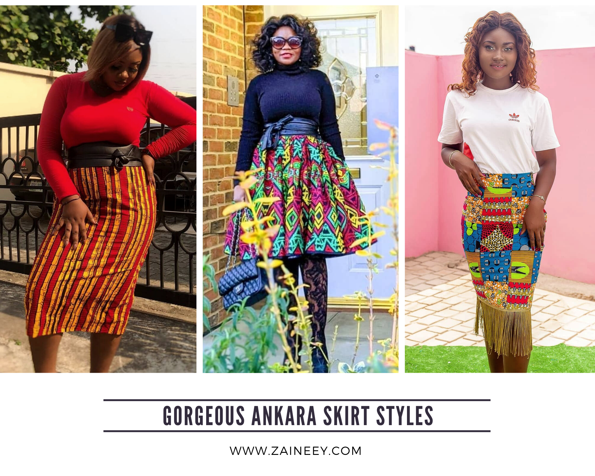 40 Latest Ankara High Waist Skirt Styles for stylish ladies 2021